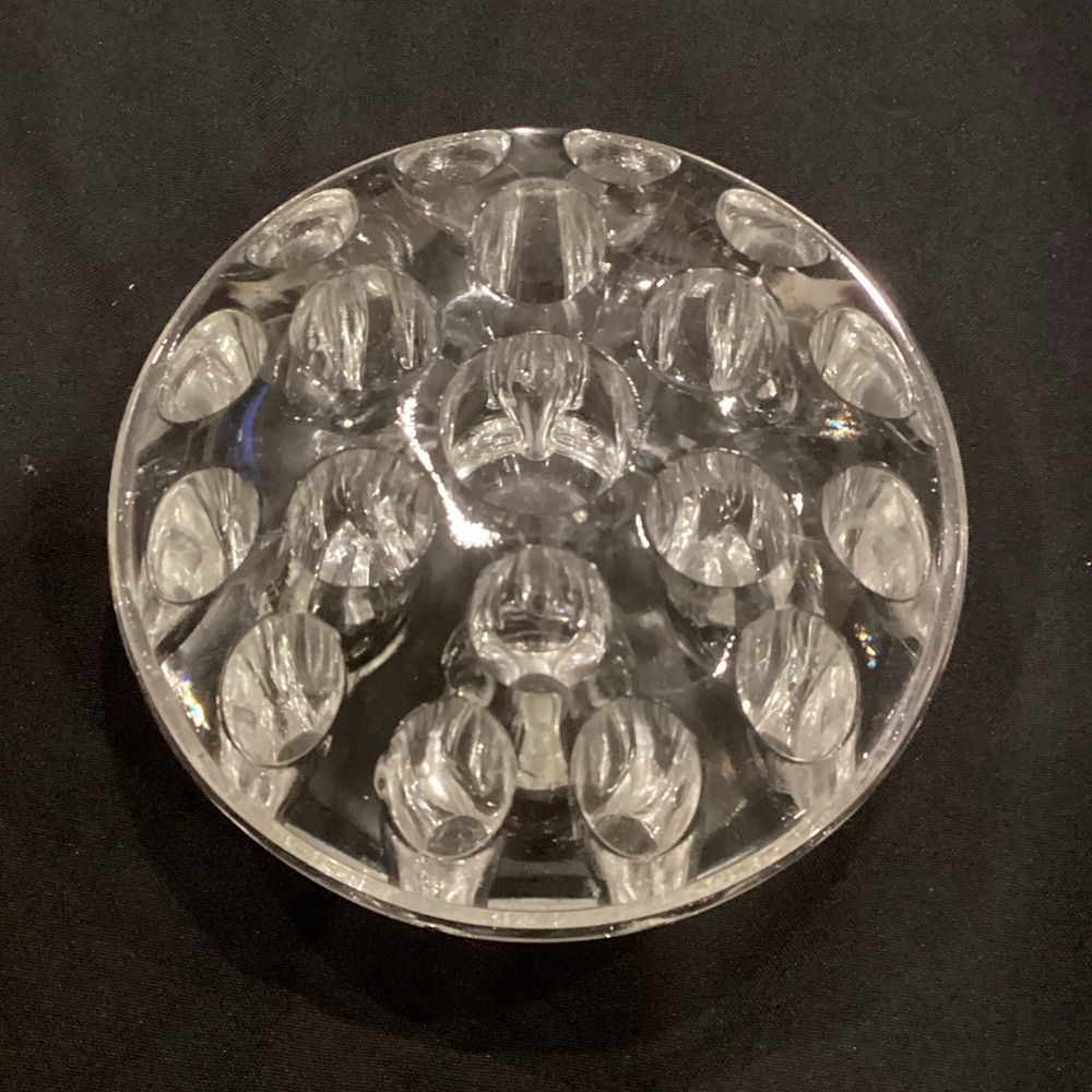 Clear Glass Frog Flower Pod 19 Holes